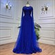Serene Beaded Evening Dresses Gowns Elegant Mermaid Wedding Party La7926 Cape Sleeves Lace For Women Hill Arabic Purple