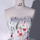 Strapless Quinceanera Dress Puffdresses For Prom Embroidered Small Flowers Vestido Grenew De Debutante Plus Size Light