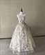 Strapless Quinceanera Dress Puffdresses For Prom Embroidered Small Flowers Vestido Grenew De Debutante Plus Size Light