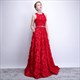 Elegant Black Halter Prom Dress With Feathers Floor-Length Sleeveless Gown