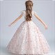 Elegant Evening Long Dress For Little Girls – V-Neck Flower Girl Gown