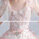 Elegant Evening Long Dress For Little Girls – V-Neck Flower Girl Gown