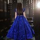 Little Girls Sparkle Sequin Dress Gown Girls Beauty Game Dresses Pearls Kids Evening Cocktail Puffy Dress Formal Party Banquet