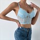 Spaghetti Strap Lace Bustiers Sweetheart Corset Crop Tops