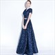 Elegant Pink Lace Floor-Length Formal Dress With Belt