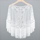 Women's Net Yarn Tassel Hem Shawl Latin Dancing Belly Dance Sequin Cape