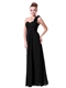 One-Shoulder-Chiffon-Brautjungfer-Kleid für echte Hochzeiten