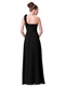 One-Shoulder-Chiffon-Brautjungfer-Kleid für echte Hochzeiten