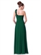 One-Shoulder-Chiffon-Brautjungfer-Kleid für echte Hochzeiten
