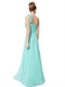 One-Shoulder-Chiffon-Brautjungfer-Kleid für echte Hochzeiten