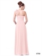 One-Shoulder-Chiffon-Brautjungfer-Kleid für echte Hochzeiten