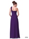 One-Shoulder-Chiffon-Brautjungfer-Kleid für echte Hochzeiten