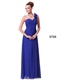 One-Shoulder-Chiffon-Brautjungfer-Kleid für echte Hochzeiten