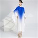 Lanmrem Batwing Pleated Dress Loose Maxi Dresses Female Luxury Festival Clothing New 2Ya982 For Women Gradient Spring