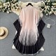 Elegant O-Neck Batwing Sleeve Dress A-Line Casual Belt Fashion Dress Women Fashion Summer Spring Vestidos Print Vintage