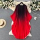 Elegant O-Neck Batwing Sleeve Dress A-Line Casual Belt Fashion Dress Women Fashion Summer Spring Vestidos Print Vintage