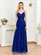 Elegant V-Neck Suspenders Evening Dress With Sequins