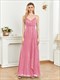 Elegant V-Neck Suspenders Evening Dress With Sequins