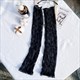 New Long Lace Hollow-Out Fingerless Gloves Lace Thin Cycling Gloves Sun Protection Sleeves Mesh