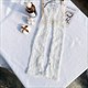 New Long Lace Hollow-Out Fingerless Gloves Lace Thin Cycling Gloves Sun Protection Sleeves Mesh