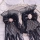 Spitzenhandschuhe Mit Schleife Blume Armband Für Gothic Lolita Cosplay