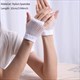 Damen Ellenbogenlange Punk Handschuhe Elastische Fingerlose Handschuhe Touchscreen Fäustlinge Cutout Kreuz Mesh Handschuhe Cosplay Party Kostüme