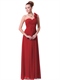 One-Shoulder-Chiffon-Brautjungfer-Kleid für echte Hochzeiten