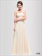 Chiffon-One-Shoulder-Brautjungfer-Kleid lang