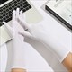 Medium-Long Thin Embroidered Sunscreen Gloves For Women