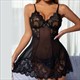 Lace Short Nightdress Women Perspective Underwear Suspender Slim Dress Sleepwear