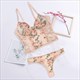 Schmetterling Applikation Damen Dessous Set - Sinnlich Große Größe BH Set