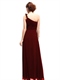 One-Shoulder-Brautjungfer-Kleid lang Chiffon