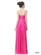 Langes Chiffon-Herzausschnitt-Brautjungfer-Kleid