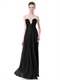 Langes Chiffon-Herzausschnitt-Brautjungfer-Kleid