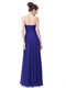 Langes Chiffon-Herzausschnitt-Brautjungfer-Kleid