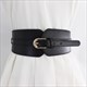 Mode Damen Breiter Elastischer Taillenbund Cinch Waist Stretch Band Mantel Ovale Dornschließe Gürtel Damen Kleid Kleidung Dekorieren