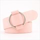 Vintage Wide Waist Belt With Round Buckle For Women