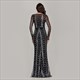 Damen Kleider Damen Prom Abendkleider Pailletten elegant lässig Cocktail Luxus Party Mesh formell Anlass viktorianische Kleider