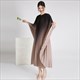 Lanmrem Batwing Pleated Dress Loose Maxi Dresses Female Luxury Festival Clothing New 2Ya982 For Women Gradient Spring