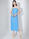 Spaghetti Strap Pleated Slit Thin Summer Dress