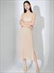 Spaghetti Strap Pleated Slit Thin Summer Dress