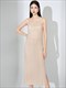 Spaghetti Strap Pleated Slit Thin Summer Dress