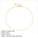 Minimalistische Schlangen Choker Halskette Edelstahl Hochzeit Party Geschenk