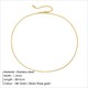 Minimalistische Schlangen Choker Halskette Edelstahl Hochzeit Party Geschenk