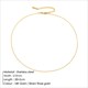 Minimalistische Schlangen Choker Halskette Edelstahl Hochzeit Party Geschenk