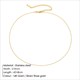 Minimalistische Schlangen Choker Halskette Edelstahl Hochzeit Party Geschenk
