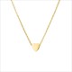 Kleine Herz Choker Halskette Goldfarbe Kette Kleiner Anhänger Bohemian Schachbrett Schmuck