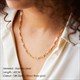 Stainless Steel Gold Color Chain Choker Necklace