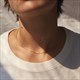 Stainless Steel Gold Color Chain Choker Necklace