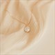 Oval Pearl Pendant Necklace Freshwater Stainless Steel Jewelry